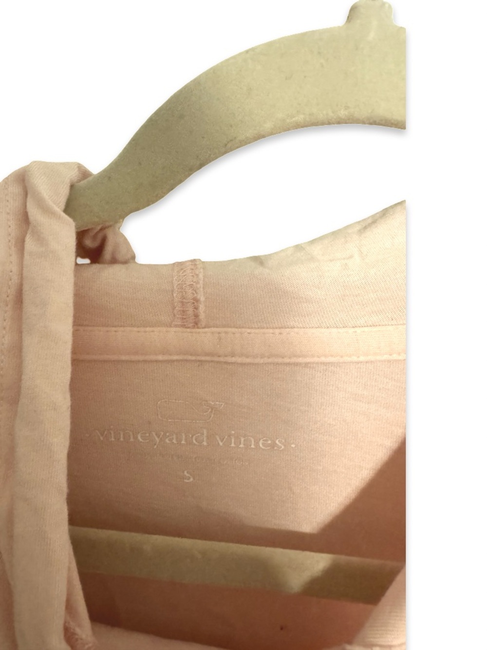 Vineyard Vines Women’s Light Pink Hooded Graphic Tee Long Sleeve Size Small - Picture 3 of 11